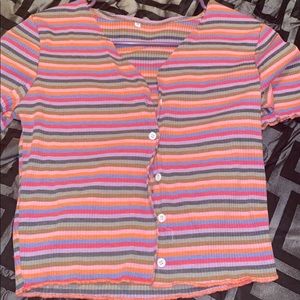 Striped Crop top